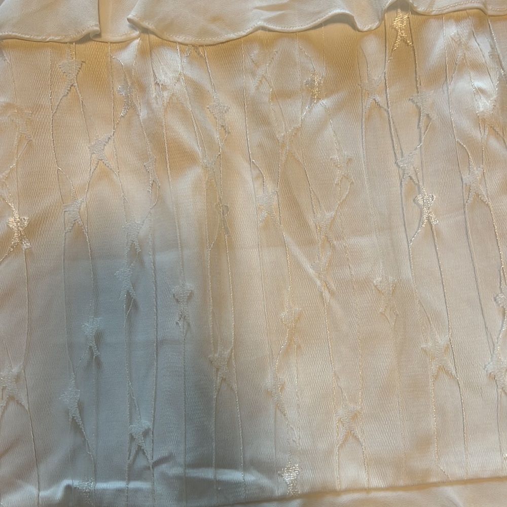 About Us White Star Pattern Ruffle Mini Dress - image 2